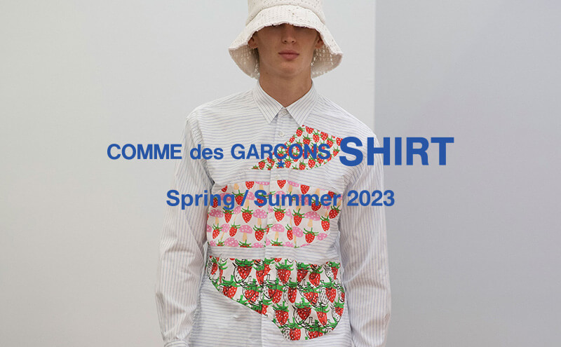 楽天最安値に挑戦 COMME COMME 新品 ハット 白x紺 コムデギャルソン 