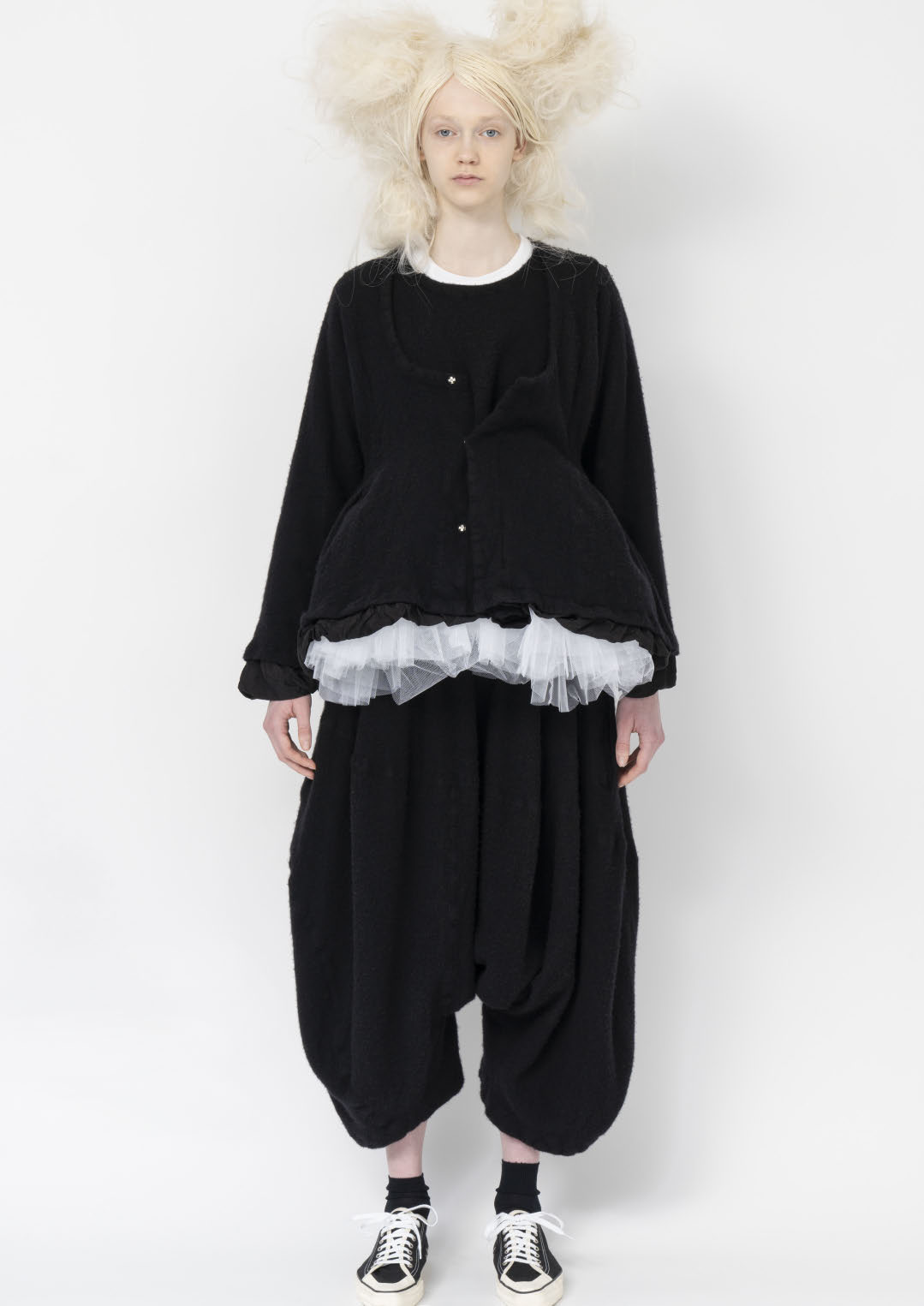 COMME des GARCONS SHIRT付けフード ネイビー 2022aw