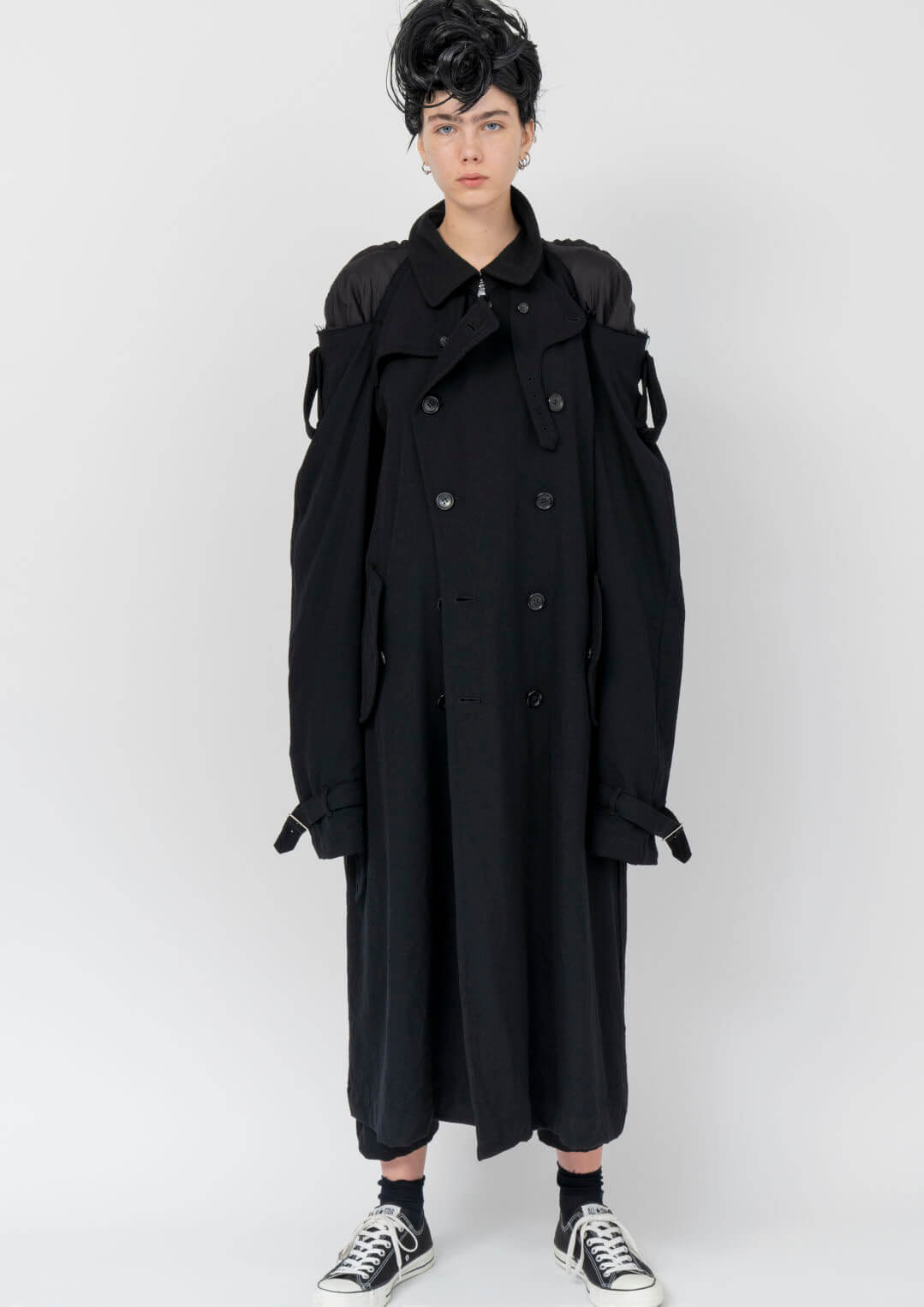 BLACK COMME des GARCONS 2022秋冬LOOK ジャケット-