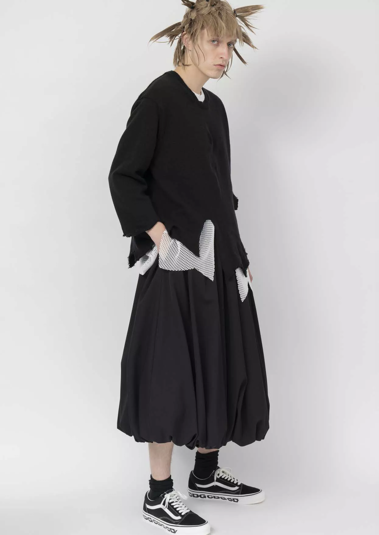 全41ルック】2023年春夏 ブラックコムデギャルソン｜BLACK COMME des ...