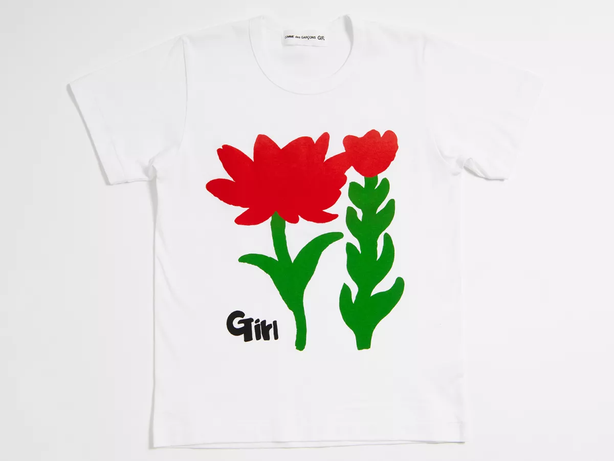 COMME des GARCONS GIRL フラワープリントTシャツ ￥11,000 (税込)