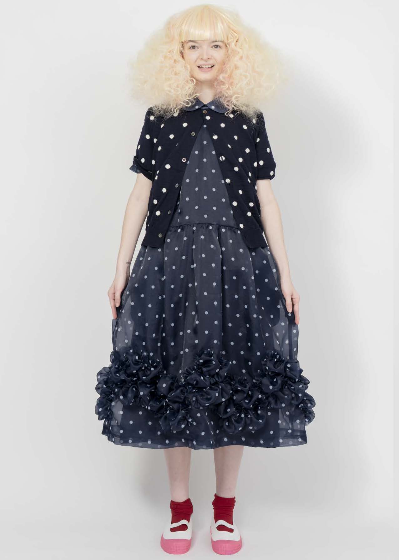 【EXPIRED GIRL】25ss FRILL DOT DRESS 2025年春夏】コムデギャルソンガール【全ルック】