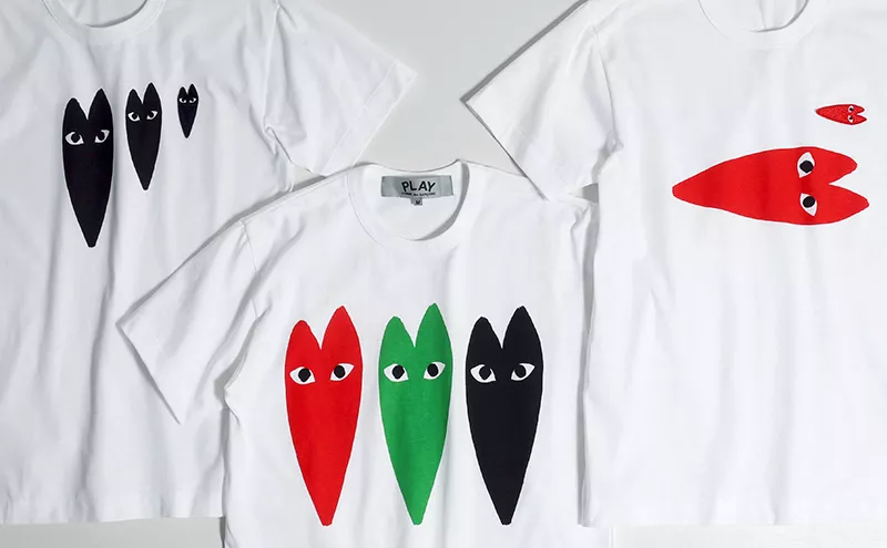 【青山店限定】PLAY COMME des GARCONS から特別エンブレムをあしらった待望の新作発売